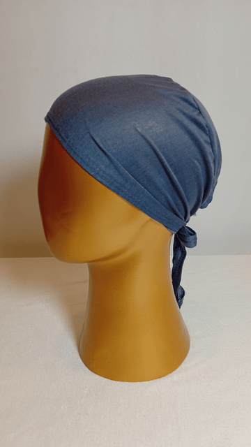Plain Tie Back Cap  - Gray